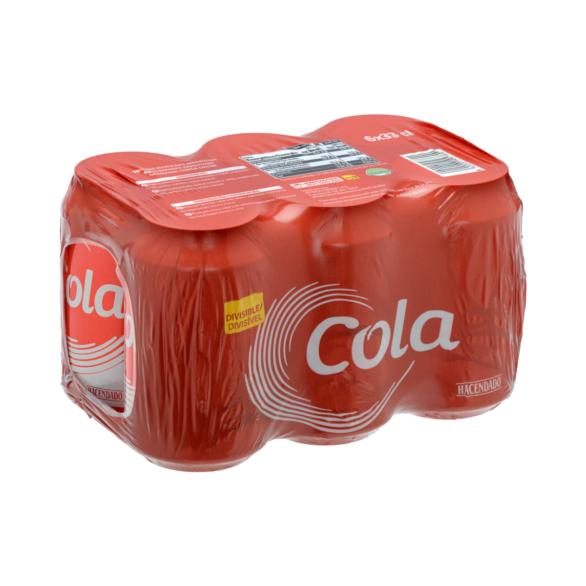 Refresco cola Hacendado