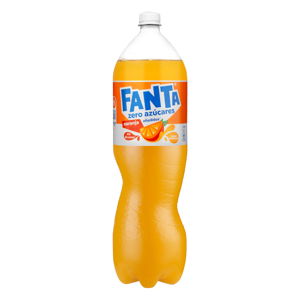 Refresco Fanta naranja zero azúcares añadidos