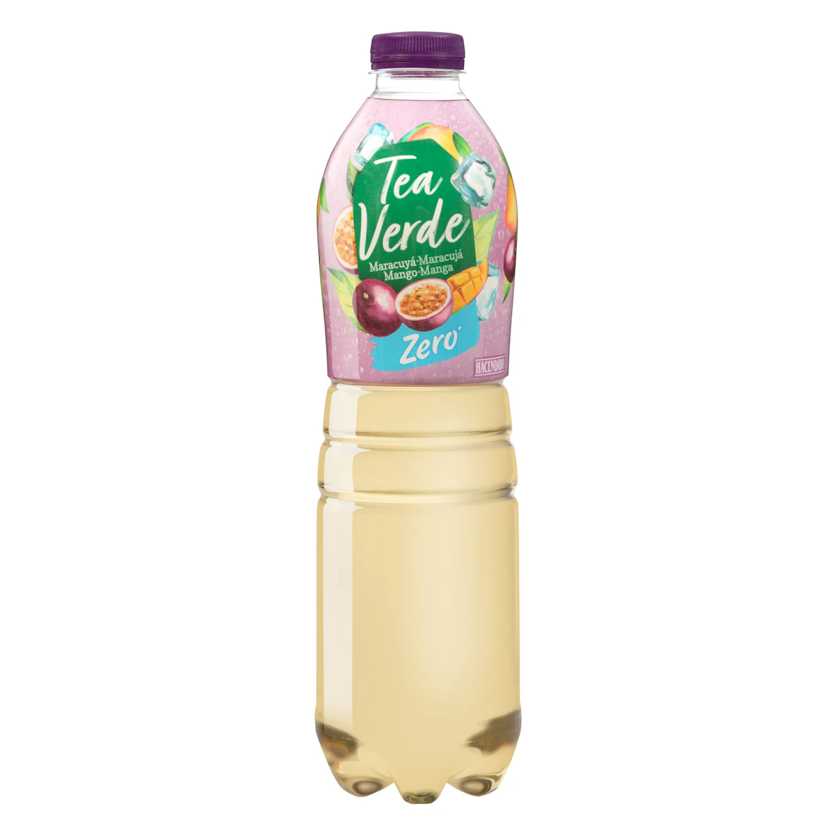 Refresco té verde Zero Hacendado sabor maracuyá y mango