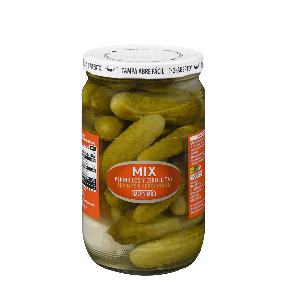 Mix de pepinillos y cebollitas Hacendado