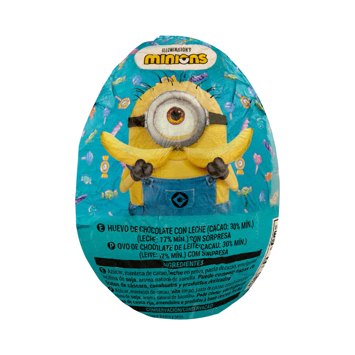 Huevo sorpresa de chocolate Hacendado