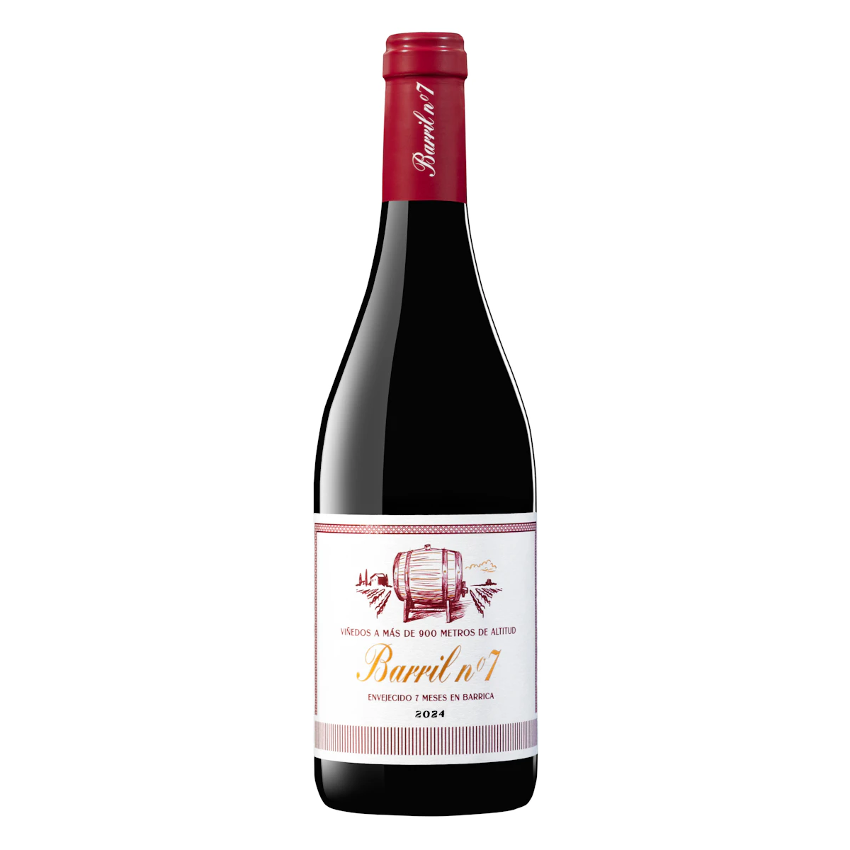 Vino tinto 7 meses Barril Nº7