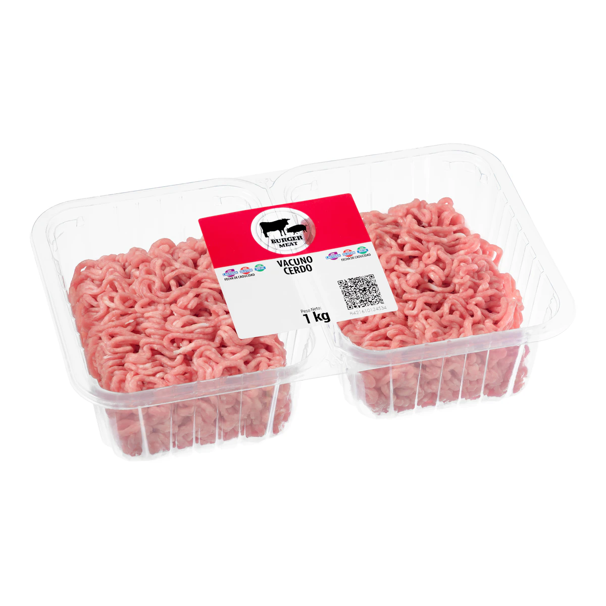 Preparado de carne picada vacuno y cerdo