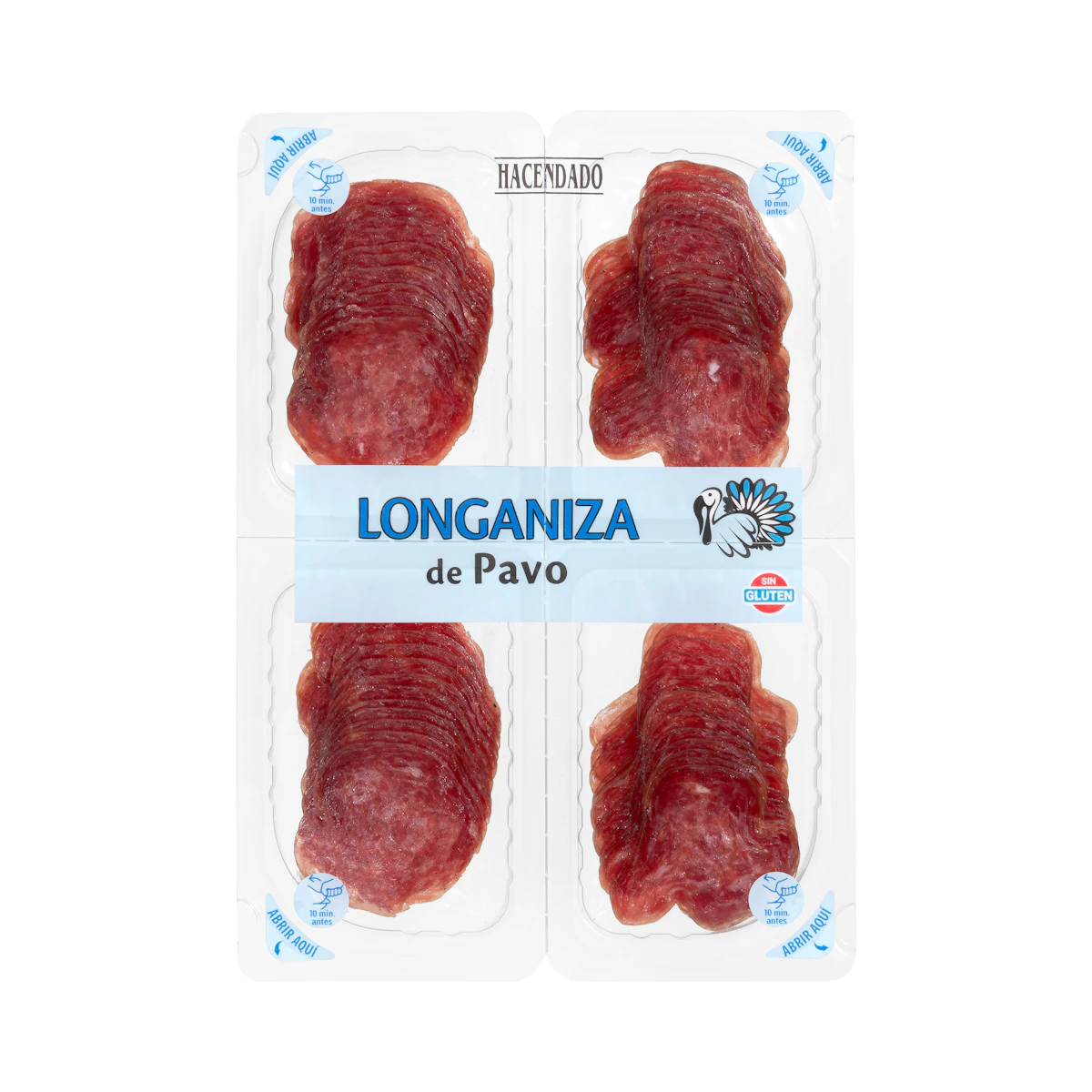 Longaniza de pavo extra Hacendado lonchas