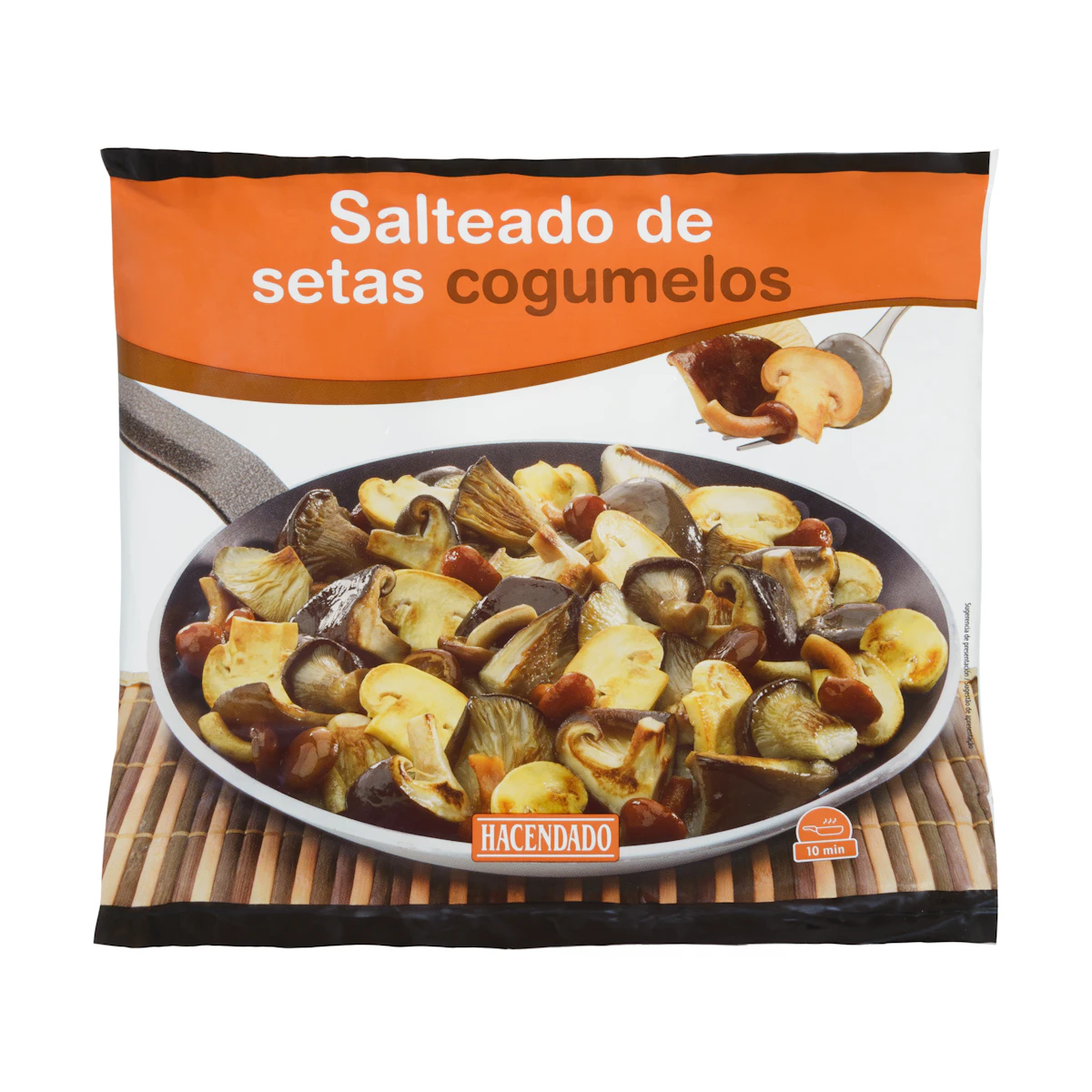Salteado de setas Hacendado ultracongeladas
