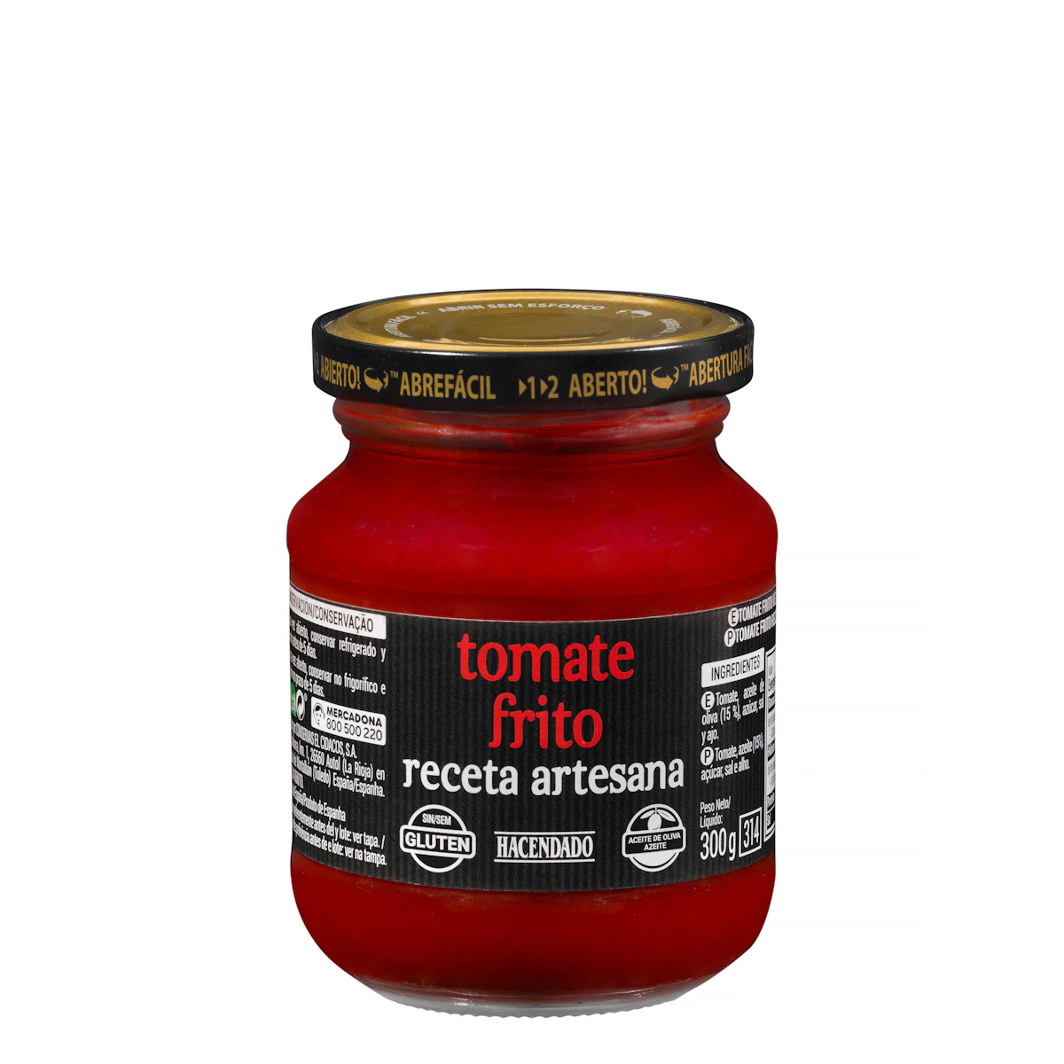 Tomate frito receta artesana Hacendado