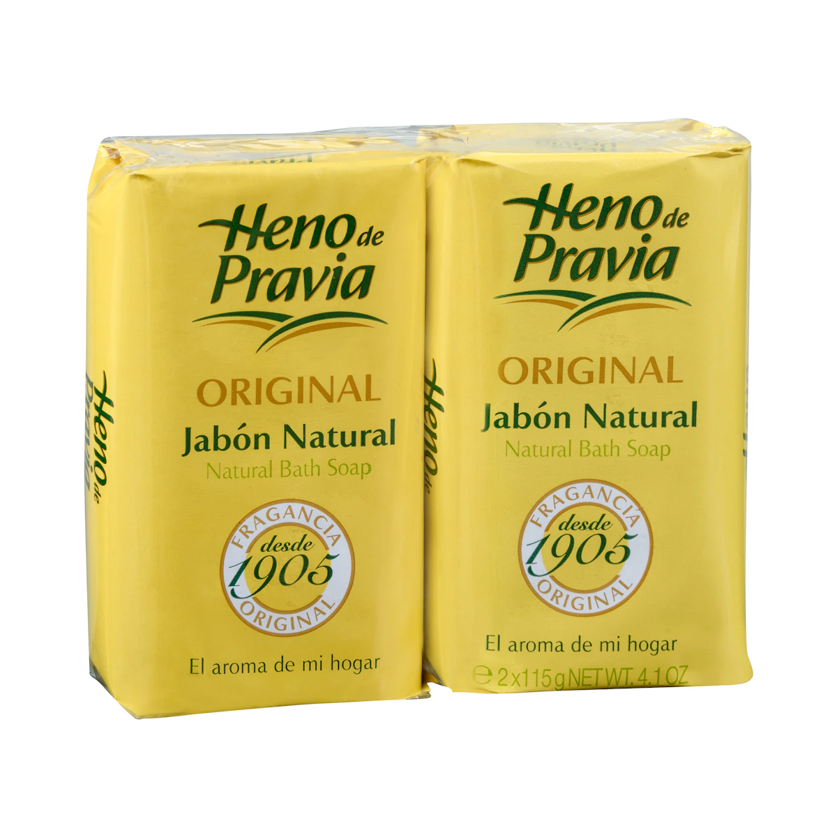 Jabón de manos en pastilla natural original Heno de Pravia