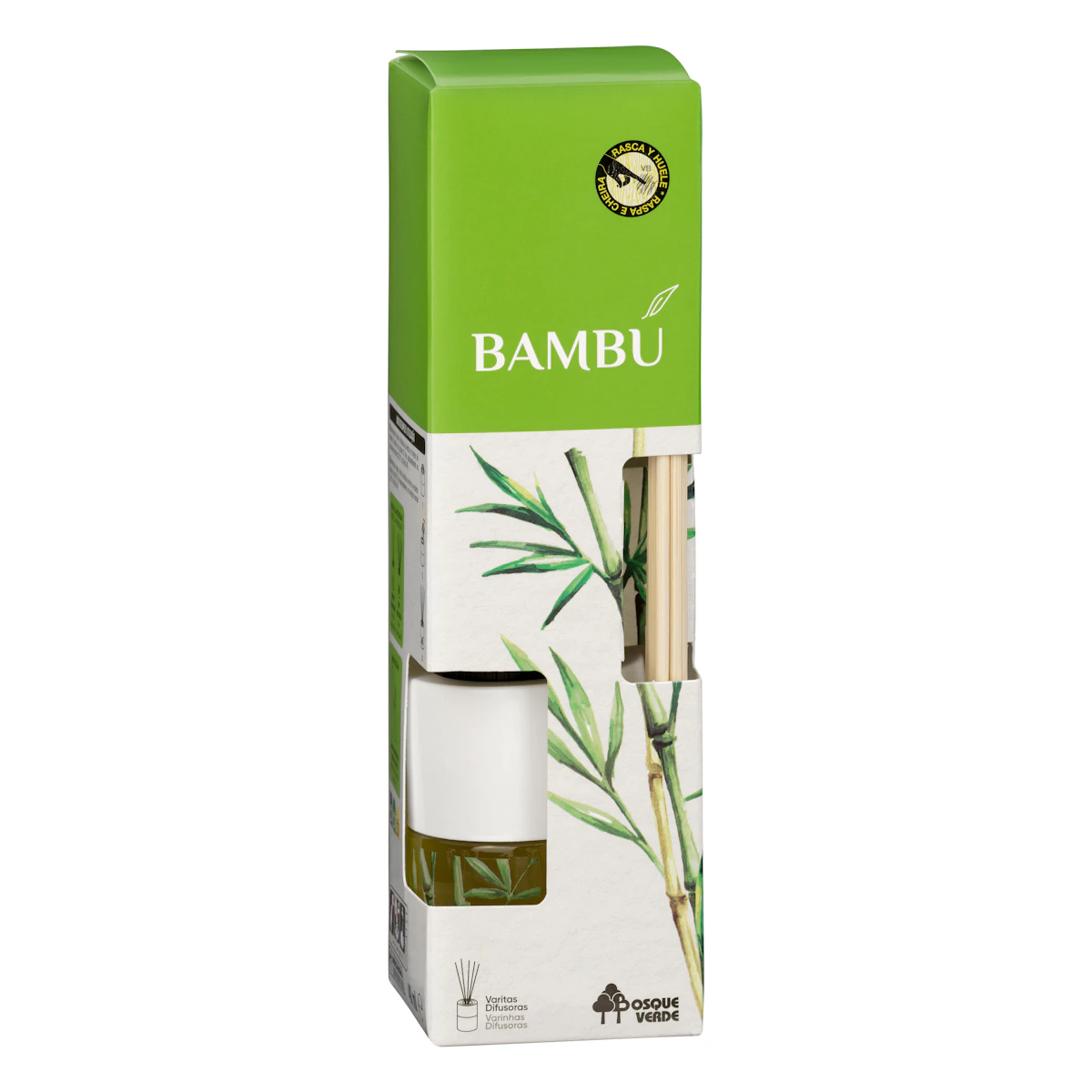 Ambientador varitas Bambú Bosque Verde