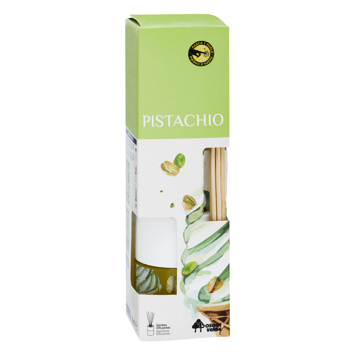 Ambientador varitas Pistacho Bosque Verde