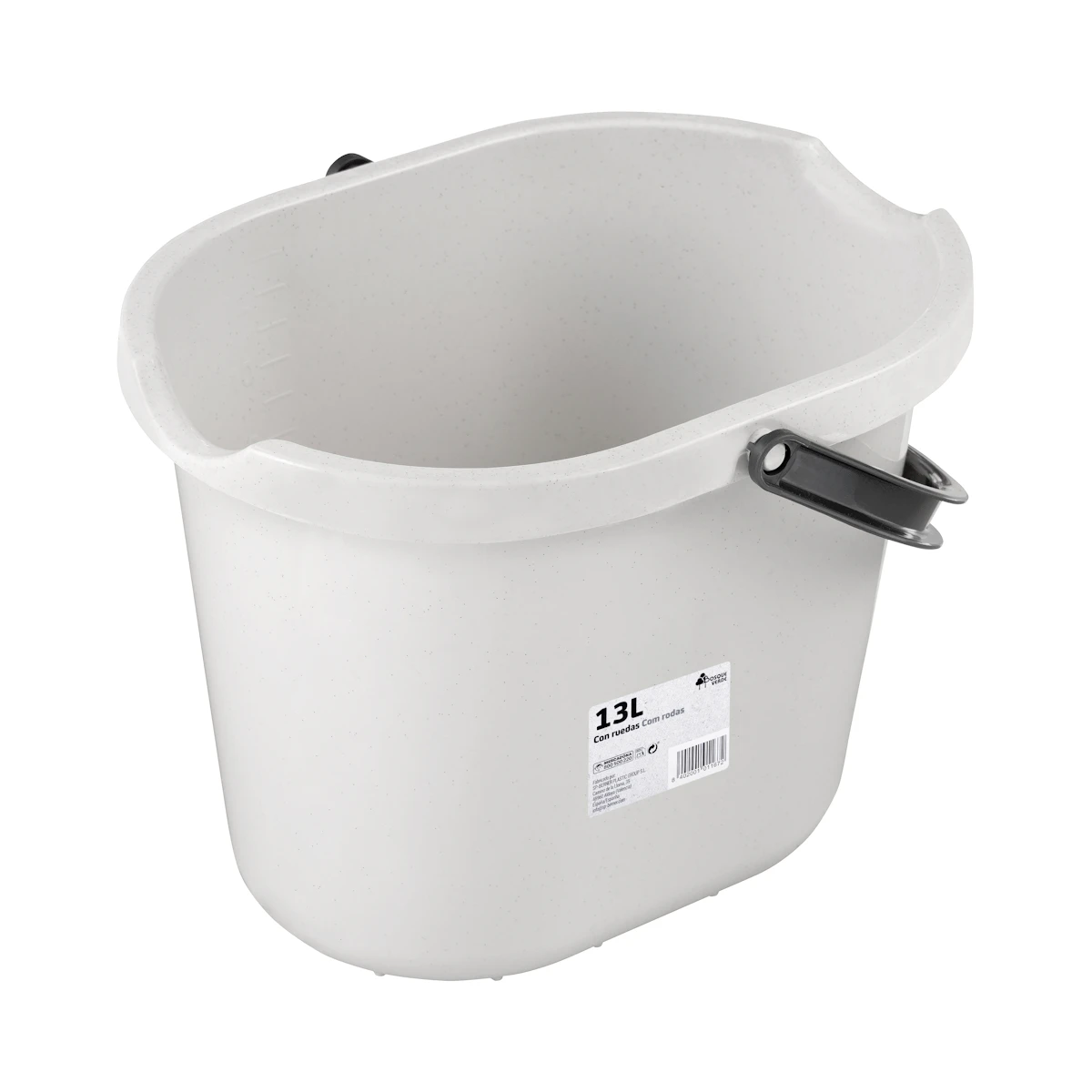Cubo con ruedas 13L Bosque Verde