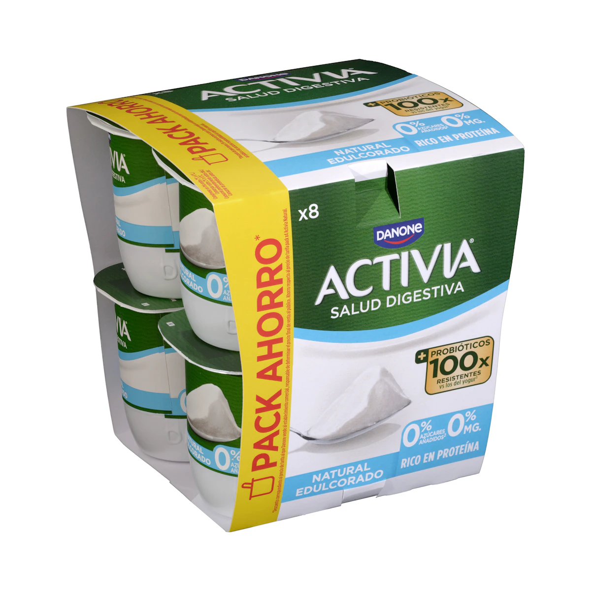 Bífidus natural edulcorado probióticos Activia 0% MG 0% azúcares añadidos