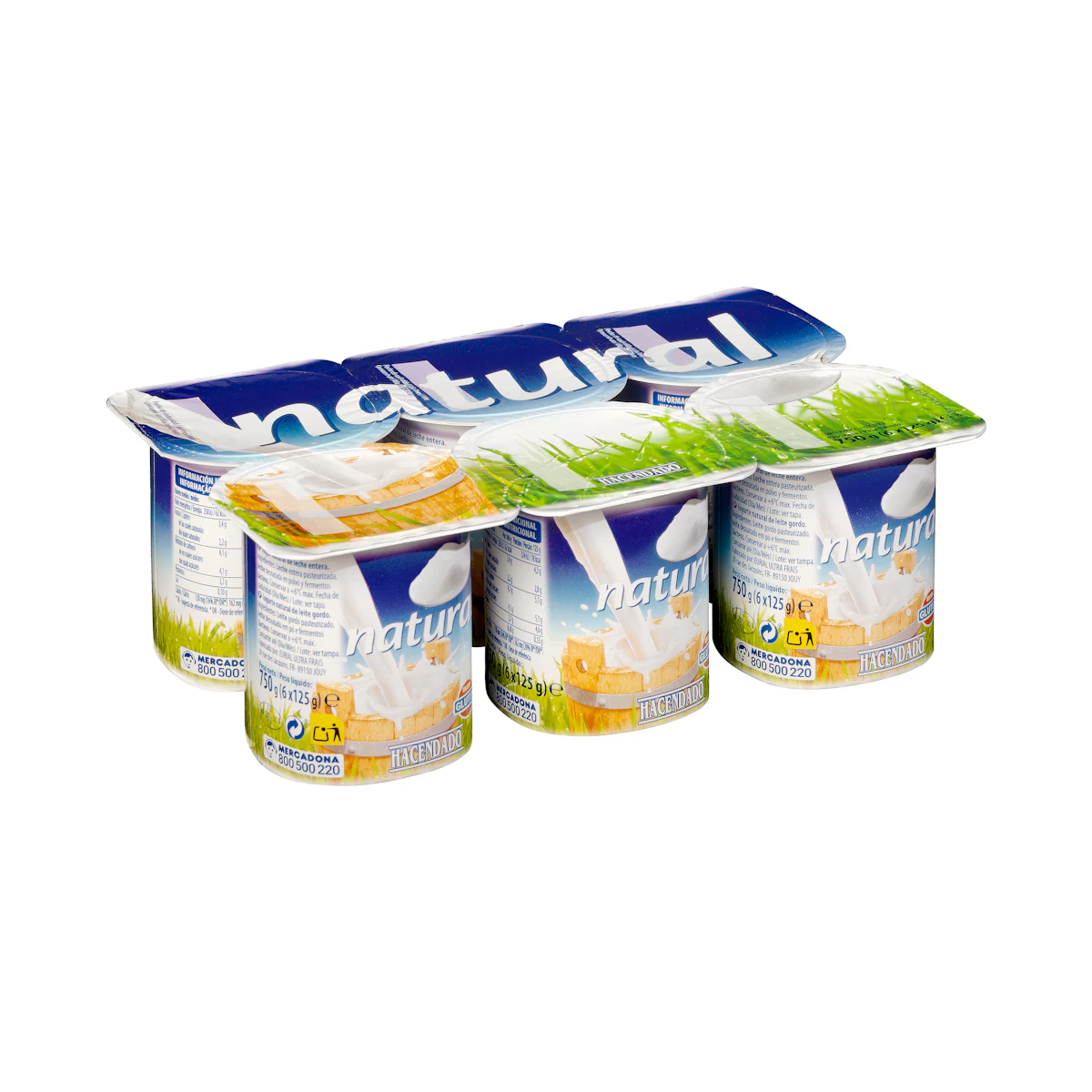 Yogur natural Hacendado